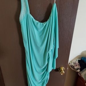 Teal dress